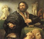 Lorenzo Lotto Andrea Odoni painting